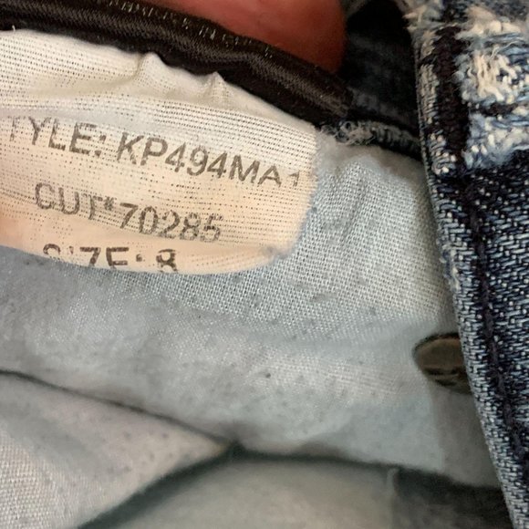 Kut From The Kloth Distressed Straight Jeans 8 - Picture 9 of 11